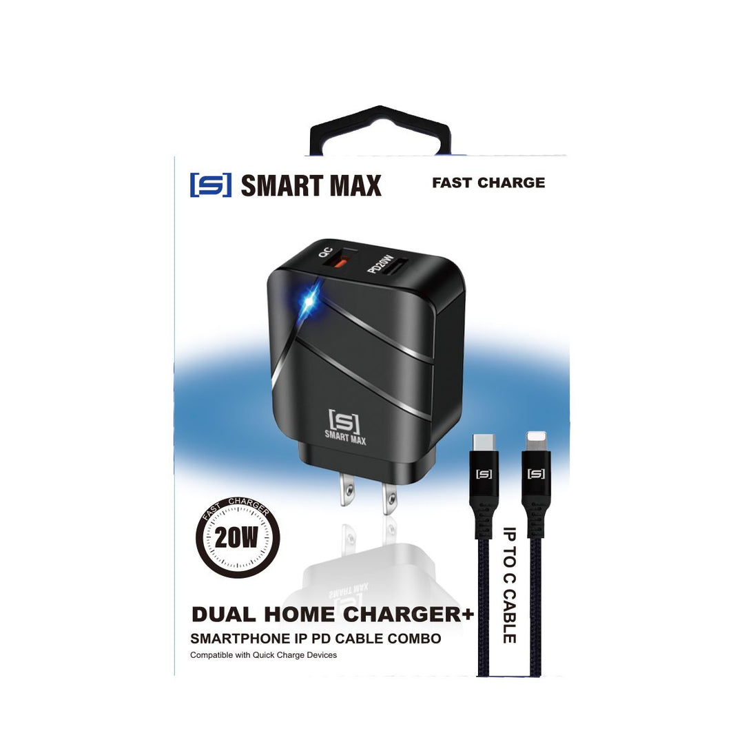 Dual Home Type C Charger C TO Iph 5 PCS